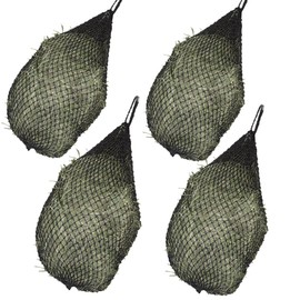 Country Pride Large Ultra Slow Feeder Hay Net, 4 Pack (Black)