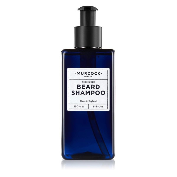 Murdock London Beard Shampoo with Natural Oils - Sulphate Free Shampoo Protects and Soothes Skin & Hair - 8.5 oz