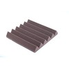2" Wedge Acoustic Soundproofing Foam Tiles - Burgundy 12 Pack
