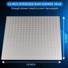 Voolan All Metal Rain Shower Head - High Flow Square