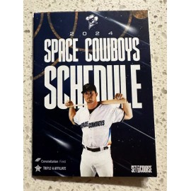 2024 Space Cowboys Pocket Schedule