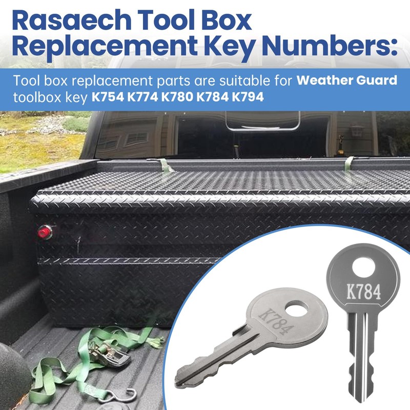 Replacement Keys for Weather Guard Tool Box, Replacement Weather Guard