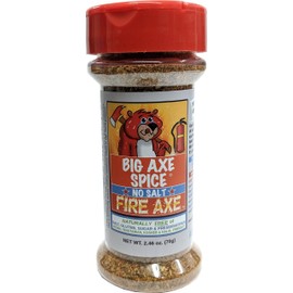 Big Axe Spice FIRE AXE - EXTRA HOT 18 Herb Blend Salt Free, Potassium Free, Gluten Free, Sugar Free, Preservative Free -Vegetarian Vegan Paleo Kosher & Halal Friendly