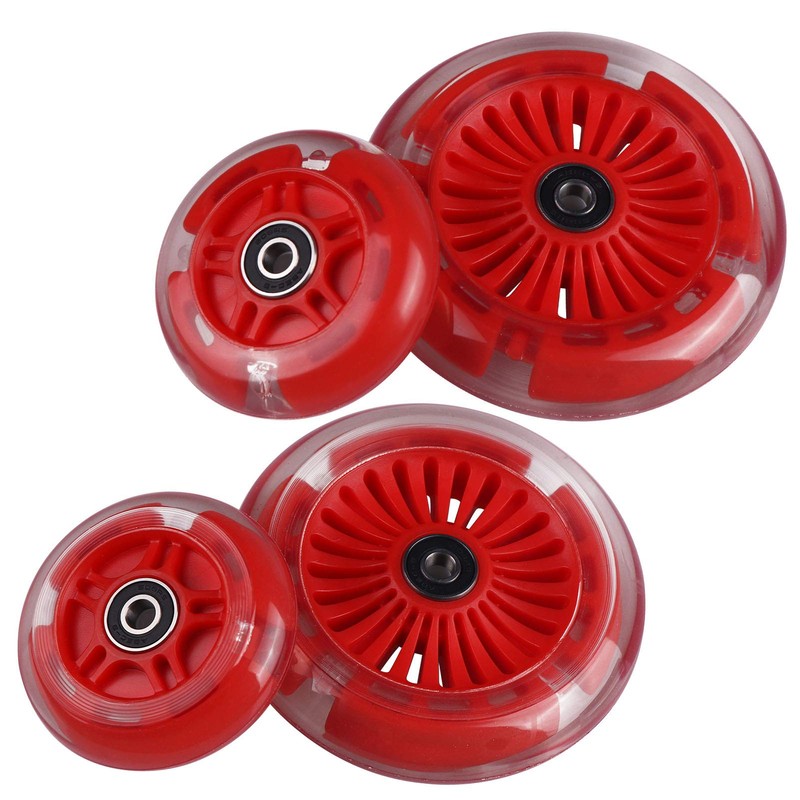 Wheelgoo 120mm 80mm Led Light Up Scooter Replacement Wheels -