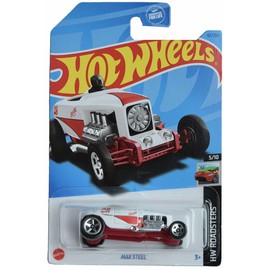 Hot Wheels Max Steel, HW Roadsters 5/10 [White/red] 62/250