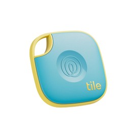 Tile by Life360 Mate Bluetooth Tracker, Keys Finder and Item Locator for Keys, Bags and More. Phone Finder. Both iOS and Android Compatible. 1-Pack (Aqua Lemon)