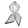 GIMIRO Satin Silk Scarf 148 x 13.5 cm Tie Double