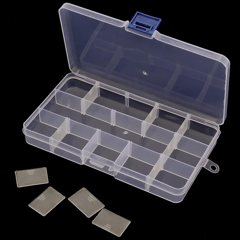 Pack of 6 Folding Boxes, Small Storage Basket Organiser, Stackable