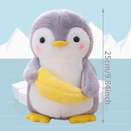 BZQCPLX Penguin Stuffed Toy, Cute Penguin Stuffed Animal, Soft Toy Penguin Animal Doll Super Soft Penguin Pillow Stuffed For Lover Friends Classmates Gift - 25cm