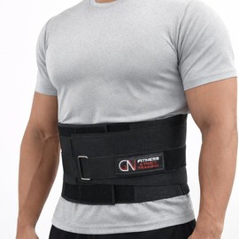 GN FITNESS Faja Gym Hombre para Pesas  Soporte Lumbar Ajustable que No se Mueve  Cinturón Fitness para Entrenamiento - CH                             