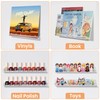upsimples 8 Pack Vinyl Record Wall Mount Shelves, 12" Vinyl