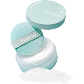 INNISFREE No-Sebum Mineral Powder 5 g – Polvo Suelto Matificante para Control de Brillo y Sebo – Acabado Natural Ligero Control de Brillo y Sebo, Acabado Natural Ligero