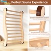 KlenzMate 2 Pcs Upgraded Sauna Backrest, 20" Sauna Accessories, S-Shaped