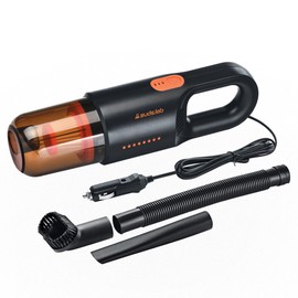 Suds Lab V2 Car Vacuum Cleaner - Professional Deep Clean Kit - Portable 12V DC High Power Handheld Vacuum with Attachments (3 Included) & Carry Bag - Powerful Suction for Wet & Dry (Car, Truck, RV)