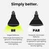 Feit Electric BR30 LED Light Bulbs, 100W Equivalent, Dimmable, E26