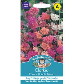Mr Fothergill's 18418 Flower Seeds, CLARKIA Choice Double Mixed