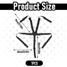 Hochstuhl-Sicherheitsgurte,5 Punkt Gurt Hochstuhl,Gurt,Hauck Hochstuhl Zubehör,Universal Kinderschutz Gurt,Stokke Gurt,Fur Hochstuhl/Kinderwagen/Kinderwagen