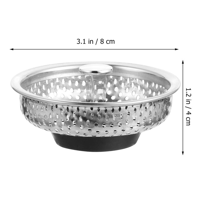 iplusmile Sink Drain Plug Dish Drain Drain Drain 3.1 inches