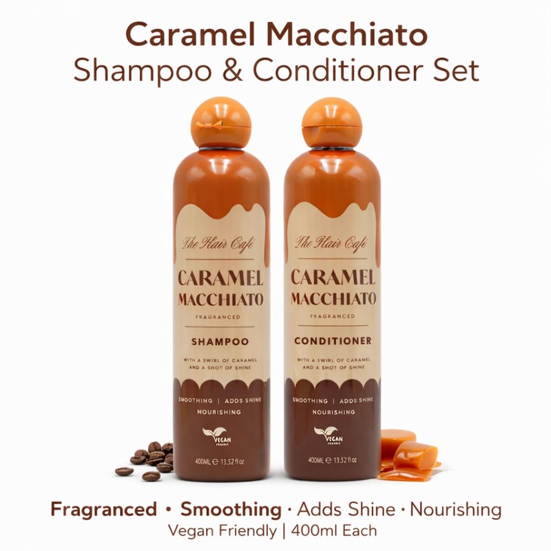 Caramel Macchiato Shampoo and Conditioner Set 400ml x 2 |