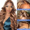 Bafamiya HD Highlight P4/27 Body Wave Wigs Human Hair 200%