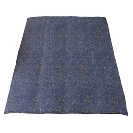 Arzocolia 100% Washed Cotton Futon Cover for Japanese Futon Floor Mattress with Zipper Twin Full Queen Machine Washable Super Soft (Blue Starry Sky, Full)