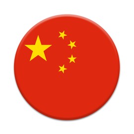 2X Sticker Set - Chinese Flag - for Phone Grip Stent Cell Phones Tablets (Stickers Only)