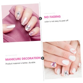 Healvian Butterfly Nail Art Sequins Manicure Charms Decorative Nail Charms for Every Occasion