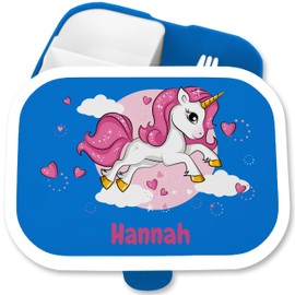 Children's Campus Lunch Box for Mepal - Unicorn - 750 ml - Blue - School Gifts Girls Children's Lunch Boxes Nursery Unicorns Lunch Box School Vesperbox Kita Unicorns