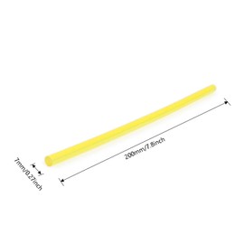 Hyamass 20Pcs PDR Glue Sticks, Paintless Dent Repair Glue Sticks, Strong Adhesive Hot Glue Sticks, Precision Dent Repair Kit Glue Sticks for Car Body Repair Dent Removal Tool (Yellow, 7x200mm)