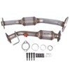 NEWZQ Front & Rear Catalytic Converters Set Compatible with Nissan