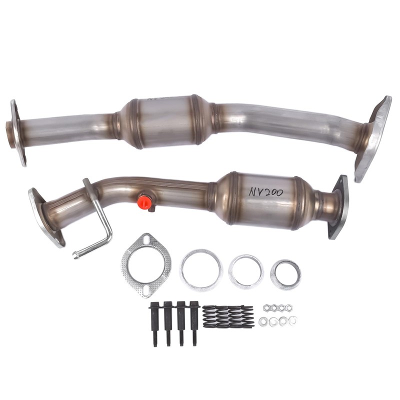NEWZQ Front & Rear Catalytic Converters Set Compatible with Nissan
