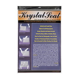 Creative Mark Artist Plastic Sleeves for Artwork Storage, Art Canvas Storage Bag for Photos, Records, Comic Books and More, 20x26, 25 Count