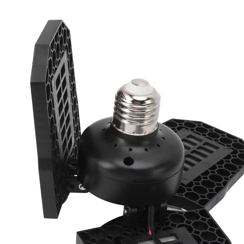 E27 LED Ceiling Lamp Mining Lamps 60W Three Leaves Folding