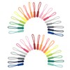 Zipper Pulls, 18 Colors 36Pcs Detachable Extension Zipper Pulls Zipper