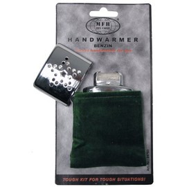 MFH 24703 Handwärmer Benzin, chrom, 20.5 cm x 11 cm x 2 cm