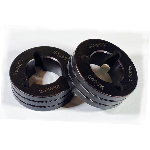 2-PK Drive Roll Replacement For Miller Millermatic 200/210/212/250/251/252/DVI/Pulser/Vintage (VK-Groove .045"