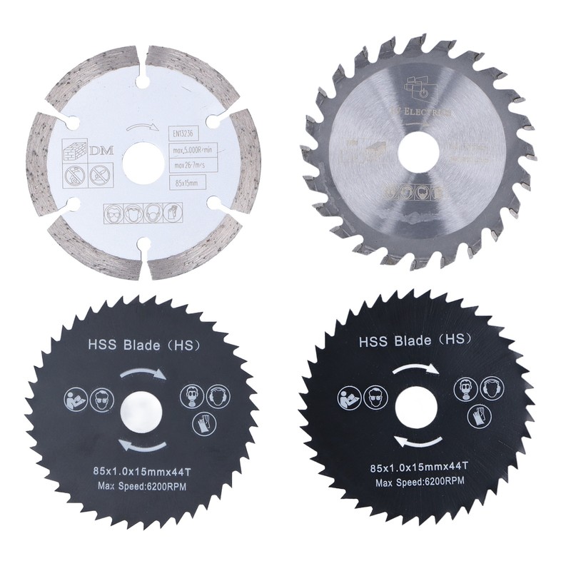 4Pcs/Set Mini Circular Saw Blade Alloy Steel Cutting Rotary Tools