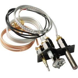 69L17 69L1701 J4117 904405 108084-02 Natural Gas Pilot Assembly Direct Vent Fireplace Kit 10002265 Compatible with Lennox Elite IHP Serefina Superior Astria Replacement Part with Flame Sensor