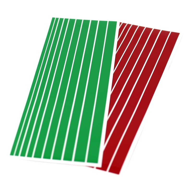 Finest Folia 20 Piece Grille Stripe Set Sticker Grille Cooler