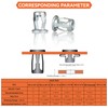 Jack nut Installation Tool Set Hand Thread Insert Jacknuts Assortment