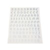 Gothic Letter Kit Stickers, Silver