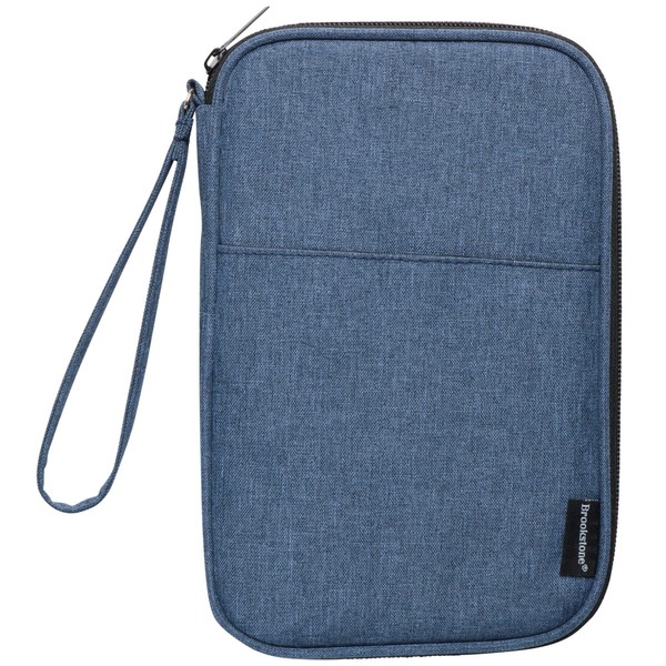 Brookstone - portafolios de viaje con bloqueo RFID, organizador de