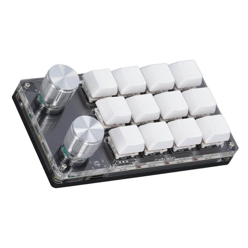 12 Key Knob Keyboard Programmable USB Dustproof Red Switch Mechanical