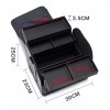 Nail Maletin Maquillaje Neceser Doctor Podologo Negro Charol