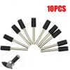 Pack of 10 Rubber Drum Mandrels, 1/4 Inch Grinder Drum