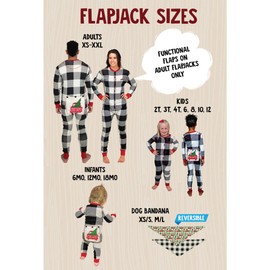 Lazy One Flapjacks, Matching Pajamas for The Dog, Baby, Kids, Teens, and Adults (Tailgate, 12 Months)