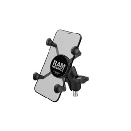 Ram Mounts (ラムマウント) X Grip & M8 Bolt Base Set for Smartphones, Short Arm, 1 Inch Ball, RAM-B-367-A-UN7U, Black