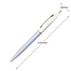 Anteric BP1SWXAB Oil-based Ballpoint Pen, 0.5mm, Snow White x Aqua