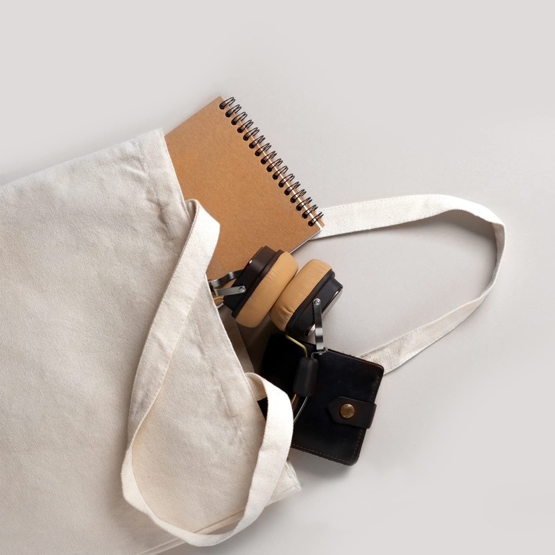 Eco Right Aesthetic Canvas Tote Bag for Women, Trendy &