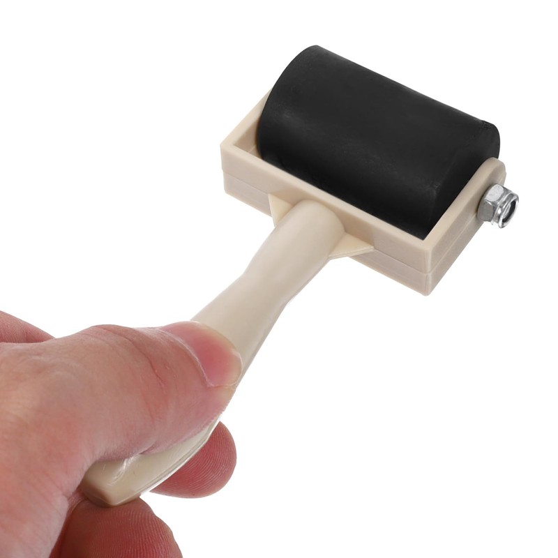 NIYANGLE Rubber Roller for Printmaking, 5pcs 1.9in Art Craft Rollers